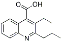 3-ETHYL-2-PROPYL-QUINOLINE-4-CARBOXYLIC ACID Struktur