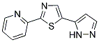 2-[5-(1H-PYRAZOL-5-YL)-1,3-THIAZOL-2-YL]PYRIDINE Struktur