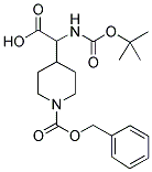 N-A-BOC-(4-N-CBZ-PIPERIDINYL) GLYCINE Struktur