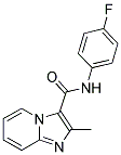 N-(4-FLUOROPHENYL)-2-METHYLIMIDAZO[1,2-A]PYRIDINE-3-CARBOXAMIDE Struktur