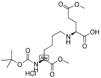 BOC-LYS(RETRO-GLU(OME)-H)-OME HCL Struktur