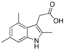 (2,4,6-TRIMETHYL-1H-INDOL-3-YL)-ACETIC ACID Struktur