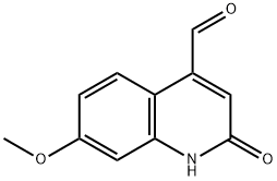 7-METHOXY-2-OXO-1,2-DIHYDRO-QUINOLINE-3-CARBALDEHYDE Struktur