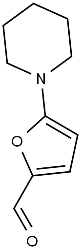 5-PIPERIDIN-1-YL-FURAN-2-CARBALDEHYDE Struktur