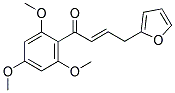 2',4',6'-TRIMETHOXY-3-(2-FURFURYL)ACRYLOPHENONE Struktur