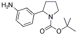 2-(3-AMINO-PHENYL)-PYRROLIDINE-1-CARBOXYLIC ACID TERT-BUTYL ESTER Struktur