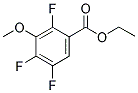 ETHYL 3-METHOXY-2,4,5-TRIFLUOROBENZOATE Struktur