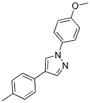 1-(4-METHOXYPHENYL)-4-(4-METHYLPHENYL)-1H-PYRAZOLE Struktur