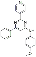 N-(4-METHOXYPHENYL)-6-PHENYL-2-PYRIDIN-4-YLPYRIMIDIN-4-AMINE