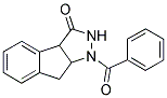 1,2,3,3A,8,8A-HEXAHYDRO-1-BENZOYLINDENO[2,1-C]PYRAZOL-3-ONE Struktur