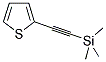 2-TRIMETHYLSILYLETHYNYLTHIOPHENE Struktur