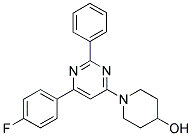 1-[6-(4-FLUOROPHENYL)-2-PHENYLPYRIMIDIN-4-YL]PIPERIDIN-4-OL