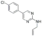 N-ALLYL-5-(4-CHLOROPHENYL)PYRIMIDIN-2-AMINE Struktur