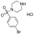 1-[(4-BROMOPHENYL)SULFONYL]PIPERAZINE HYDROCHLORIDE Struktur