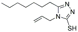 4-ALLYL-5-HEPTYL-4H-1,2,4-TRIAZOLE-3-THIOL Struktur