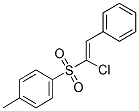 1-CHLORO-2-PHENYLVINYL 4-METHYLPHENYL SULFONE Struktur