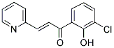 1(3-CHLORO-2-HYDROXYPHENYL)-3(2-PYRIDYL)PROP-2-EN-1-ONE Struktur