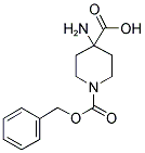 4-AMINO-PIPERIDINE-1,4-DICARBOXYLIC ACID MONOBENZYL ESTER Struktur