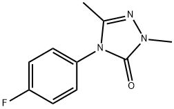 4-(4-FLUOROPHENYL)-2,5-DIMETHYL-2,4-DIHYDRO-3H-1,2,4-TRIAZOL-3-ONE Struktur