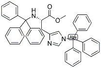 N-ALPHA,IM-DITRITYL-L-HISTIDINE METHYL ESTER Struktur