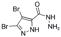 4,5-DIBROMO-2 H-PYRAZOLE-3-CARBOXYLIC ACID HYDRAZIDE Struktur