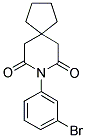 8-(3-BROMOPHENYL)-8-AZASPIRO[4.5]DECANE-7,9-DIONE Struktur