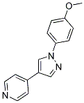 4-[1-(4-METHOXYPHENYL)-1H-PYRAZOL-4-YL]PYRIDINE Struktur