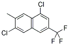 1,6-DICHLORO-7-METHYL-3-(TRIFLUOROMETHYL)NAPHTHALENE Struktur