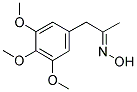 (3,4,5-TRIMETHOXYPHENYL)ACETONE OXIME Struktur