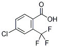 4-CHLORO-2-(TRIFLUOROMETHYL)BENZOIC ACID Struktur