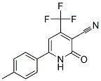 3-CYANO-4-TRIFLUOROMETHYL-6-(4'-METHYLPHENYL)-PYRIDINE-2-ONE Struktur