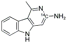 3-AMINO-1-METHYL-5H-PYRIDO[4,3-B]INDOLE-3-(14)C Struktur