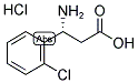 (R)-3-AMINO-3-(2-CHLORO-PHENYL)-PROPANOIC ACID HYDROCHLORIDE Struktur