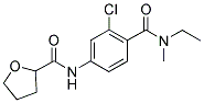 N-ETHYL-N-METHYL-4-(TETRAHYDROFURAN-2-YLCARBONYLAMINO)-2-CHLOROBENZAMIDE Struktur