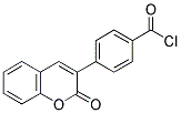 4-(2-OXO-2H-CHROMEN-3-YL)-BENZOYL CHLORIDE Struktur