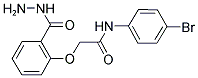 N-(4-BROMO-PHENYL)-2-(2-HYDRAZINOCARBONYL-PHENOXY)-ACETAMIDE Struktur