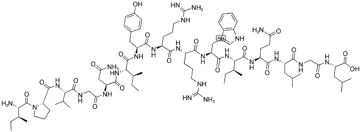 H-ILE-PRO-VAL-GLY-ASN-ILE-TYR-ARG-ARG-TRP-ILE-GLN-LEU-GLY-LEU-OH Struktur