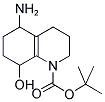 5-AMINO-8-HYDROXY-3,4,5,6,7,8-HEXAHYDRO-2H-QUINOLINE-1-CARBOXYLIC ACID TERT-BUTYL ESTER Struktur