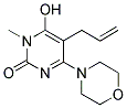 5-ALLYL-6-HYDROXY-1-METHYL-4-MORPHOLIN-4-YLPYRIMIDIN-2(1H)-ONE Struktur