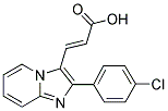 3-[2-(4-CHLORO-PHENYL)-IMIDAZO[1,2-A]PYRIDIN-3-YL]ACRYLIC ACID Struktur