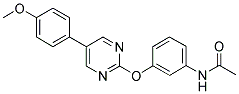 N-(3-([5-(4-METHOXYPHENYL)PYRIMIDIN-2-YL]OXY)PHENYL)ACETAMIDE Struktur