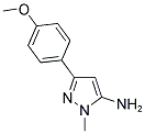 5-(4-METHOXY-PHENYL)-2-METHYL-2H-PYRAZOL-3-YLAMINE Struktur