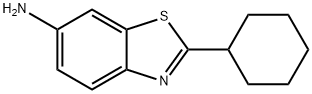 2-CYCLOHEXYL-BENZOTHIAZOL-6-YLAMINE Struktur