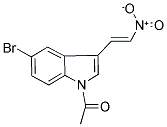 1-ACETYL-5-BROMO-3-(2-NITROVINYL)-1H-INDOLE Struktur