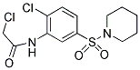 2-CHLORO-N-[2-CHLORO-5-(PIPERIDINE-1-SULFONYL)-PHENYL]-ACETAMIDE Struktur