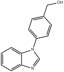 [4-(1H-1,3-BENZIMIDAZOL-1-YL)PHENYL]METHANOL Struktur