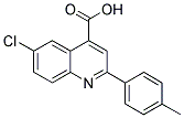 6-CHLORO-2-P-TOLYL-QUINOLINE-4-CARBOXYLIC ACID Struktur