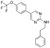 N-(2-PHENYLETHYL)-5-[4-(TRIFLUOROMETHOXY)PHENYL]PYRIMIDIN-2-AMINE Struktur