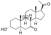 5-ALPHA-PREGNAN-3-ALPHA-OL-7,20-DIONE Struktur