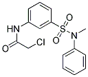 2-CHLORO-N-[3-(METHYL-PHENYL-SULFAMOYL)-PHENYL]-ACETAMIDE Struktur